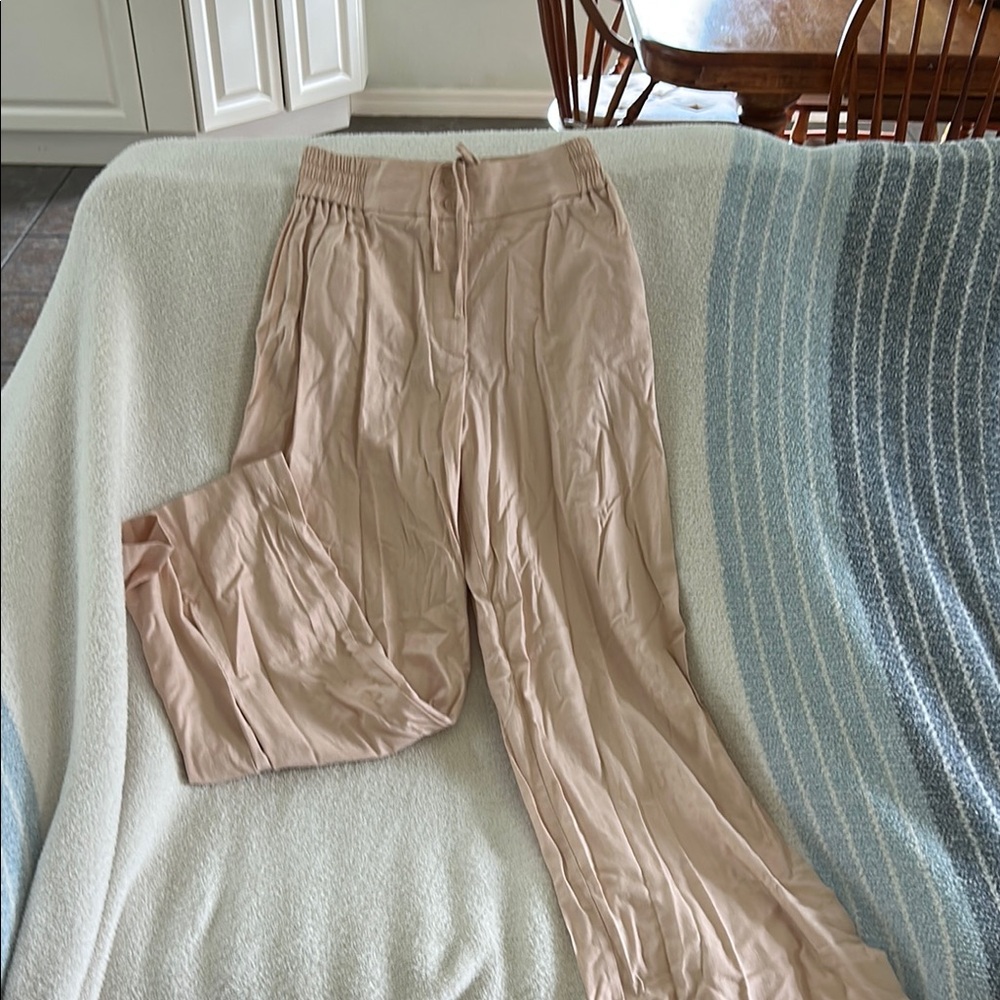 Forever 21 Blush Pink Buttoned Pants